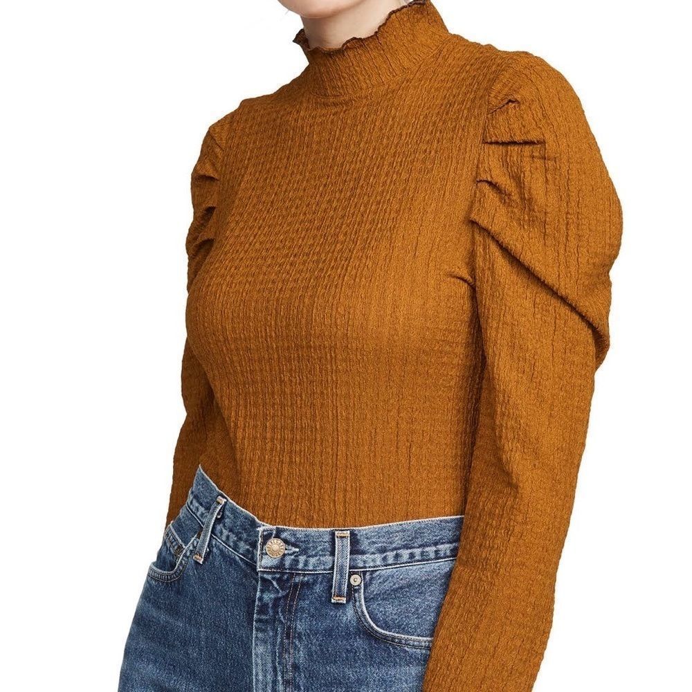 Free People Ela Turtleneck Long Sleeve Tee szS
